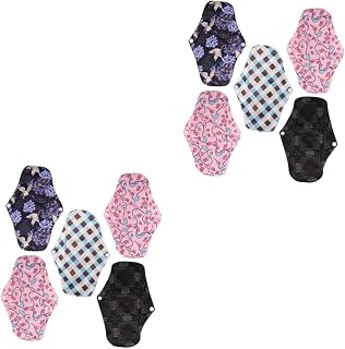 LALAFINA 10 Pcs reusable pads reusable menstrual pads washable period pads Towels Washable Menstrual Napkins