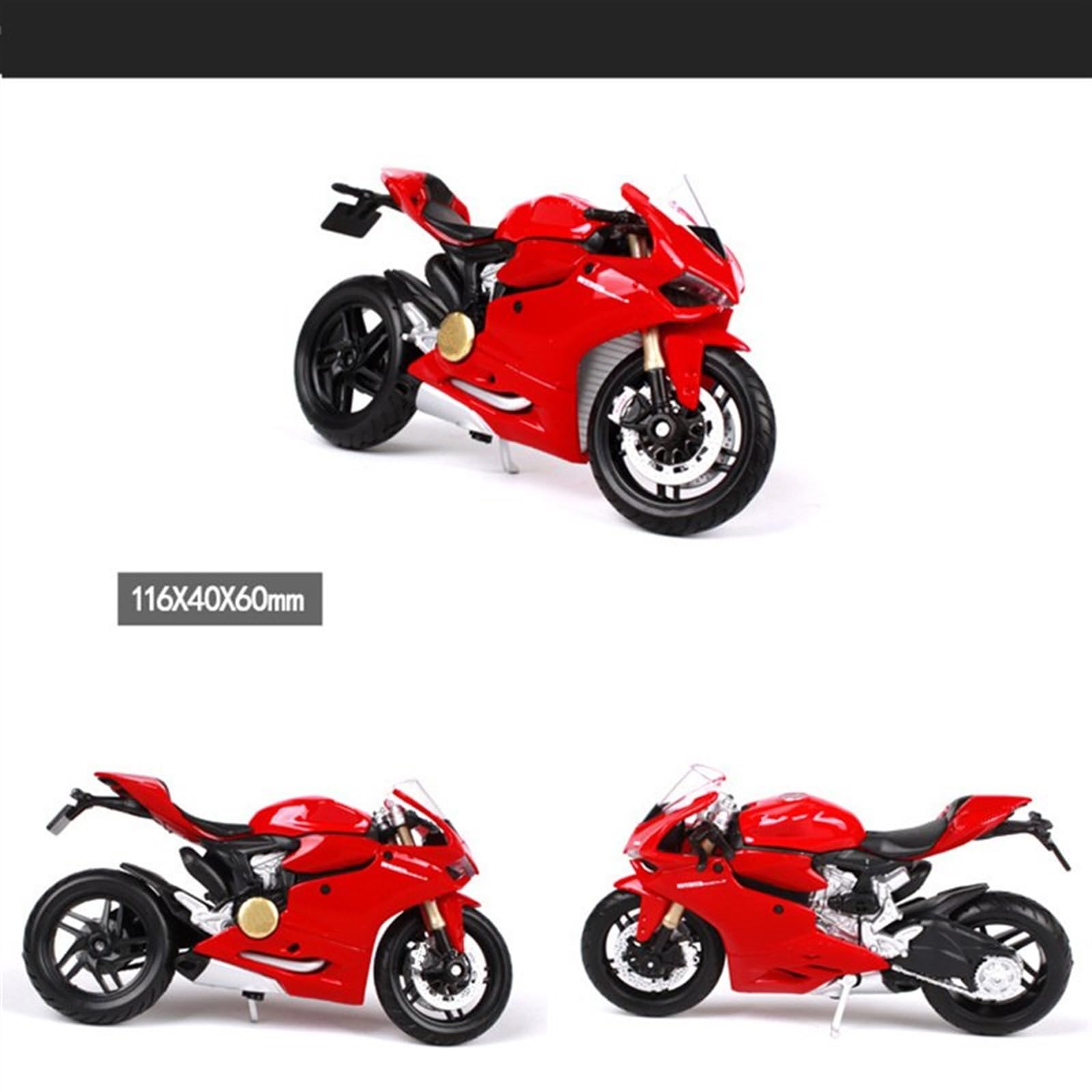 Modello Modello Di Moto Giocattolo Da Collezione Per Ducati 1199 Panigale 1/18(Boxed)