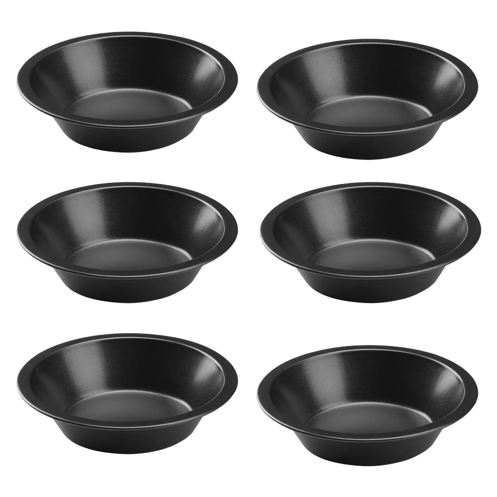 Moule à tarte miniature anti-adhésif en acier au carbone de 12,7 cm pour dessert individuel, plats à tarte faciles