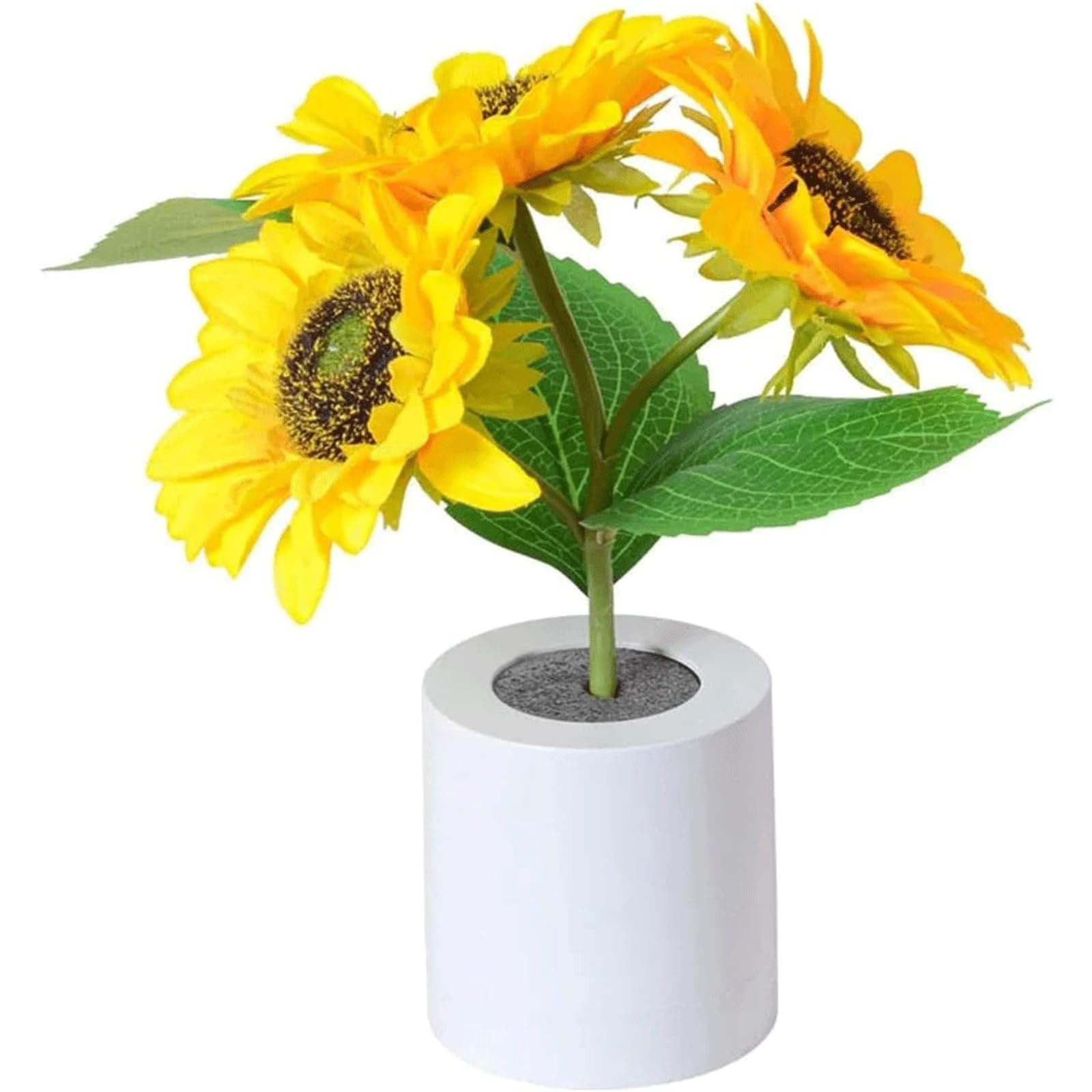 OATTIS Fashionable Night Lights Creative Sunflower Lamp Rechargeable Sunflower Led Simulation Atmosphere Light Birthday