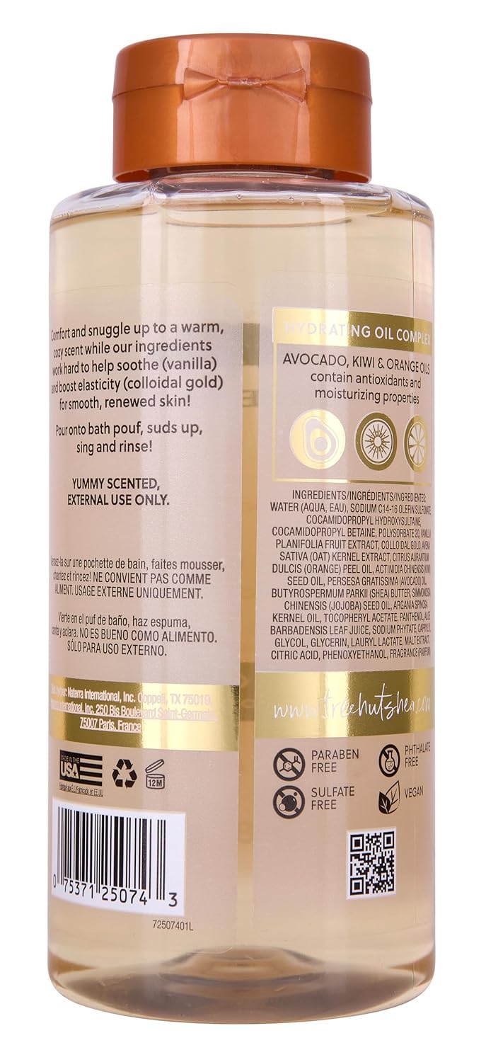 Tree Hut Vanilla Gel moussant nourrissant et hydratant 532 ml