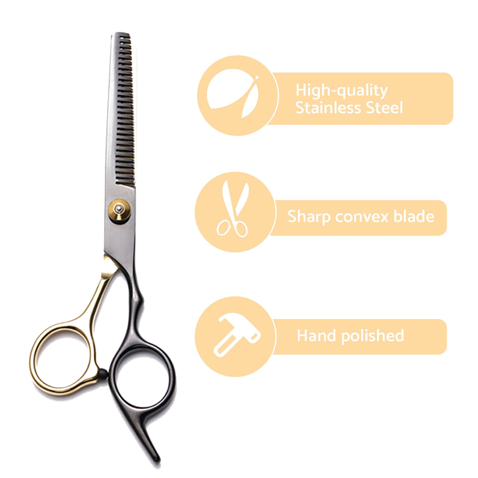 Xiedeai Professional 6 Inch Hairdressing Scissors Set, Sharp Hair Cutting Scissor - Image 3
