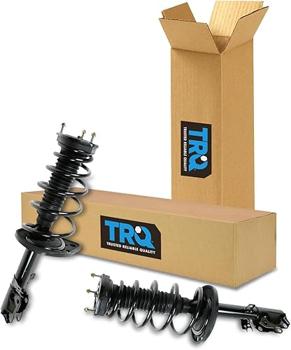 Miniatura 225 de TRQ - Conjunto de puntal delantero y resorte helicoidal (lados del conductor y del pasajero), para auto