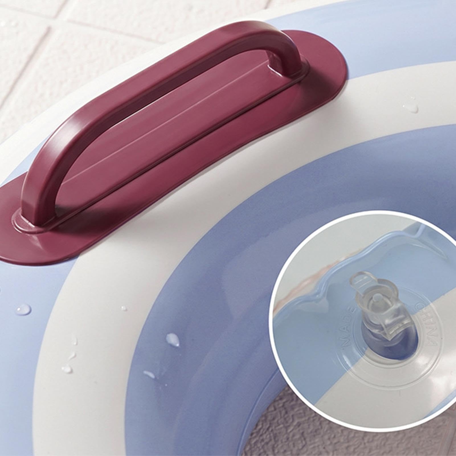 Galleggiante Da Piscina Con Tettoia Parasole - Con Maniglia Antiperdita, PVC Gonfiabile - Anello Gonfiabile | Per Relax Al Lago Giochi Da Spiaggia Feste In Acqua E Raduni Festivi