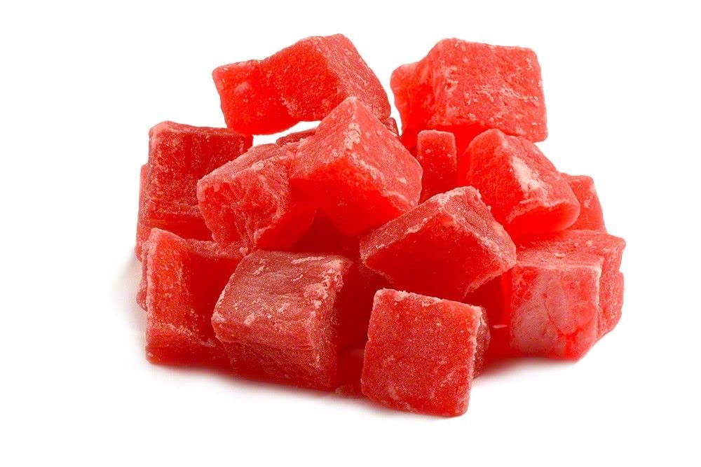 Wazaitoon Dried Papaya Cubes Papaya Candy Dice Dehydrated Papaya