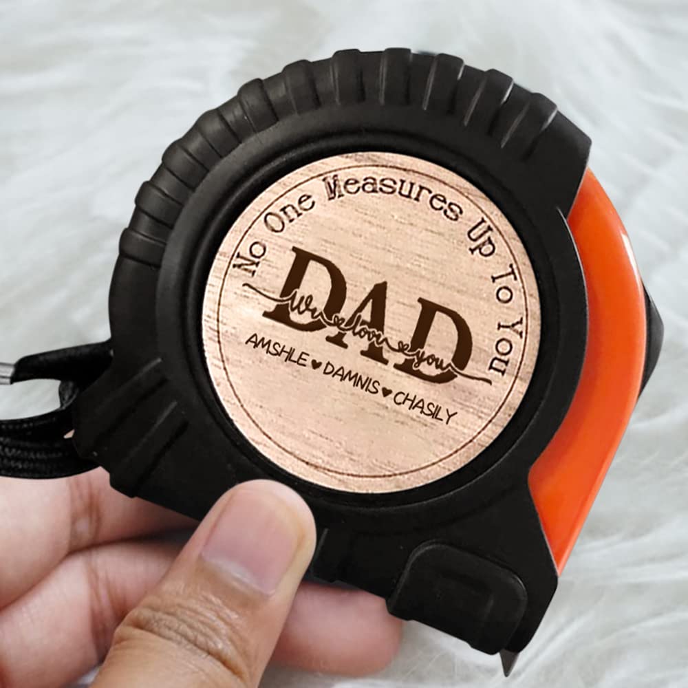 Cinta métrica personalizada con nombre personalizado de 10 pies de medida para papá, abuelo, familia, PaPa Cinta métrica personalizada (No One Measure Up to You Papa, 10 pies (9.8 ft Cinta métrica personalizada con nombre personalizado de 10 pies de medida para papá, abuelo, familia, PaPa Cinta métrica personalizada (No One Measure Up to You Papa, 10 pies (9.8 ft