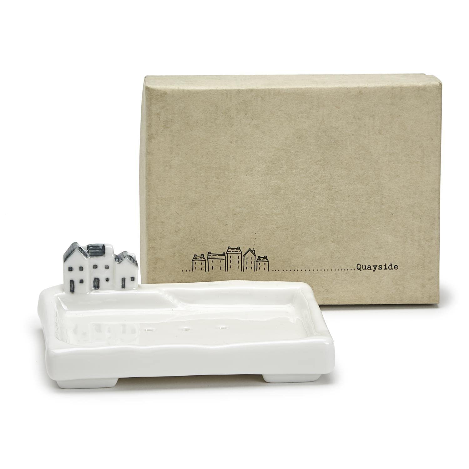 Two's CompanyQuayside House Trinket/Soap Dish in Gift Box Designed by East of India