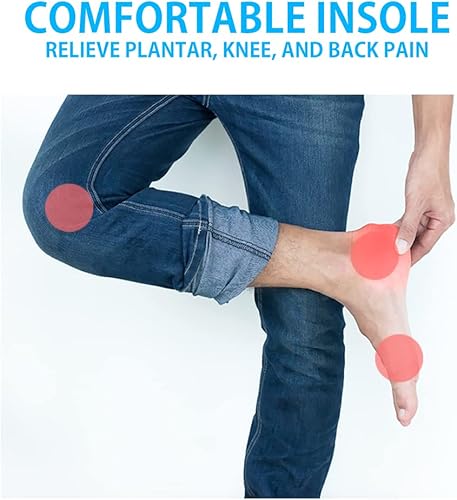Miniatura 2 de Alivio del dolor de pies en el talón, amortiguación de aire, inserciones ortopédicas, estabilidad de la plantilla, cómodo soporte de arco ayuda con