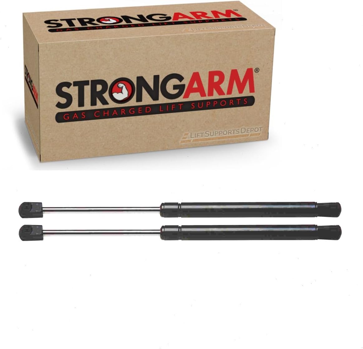 Qty (2) StrongArm 4882 Fits Mark VI Trunk Lift Supports 3/81 To 1/82 Ball Socket End Fittings