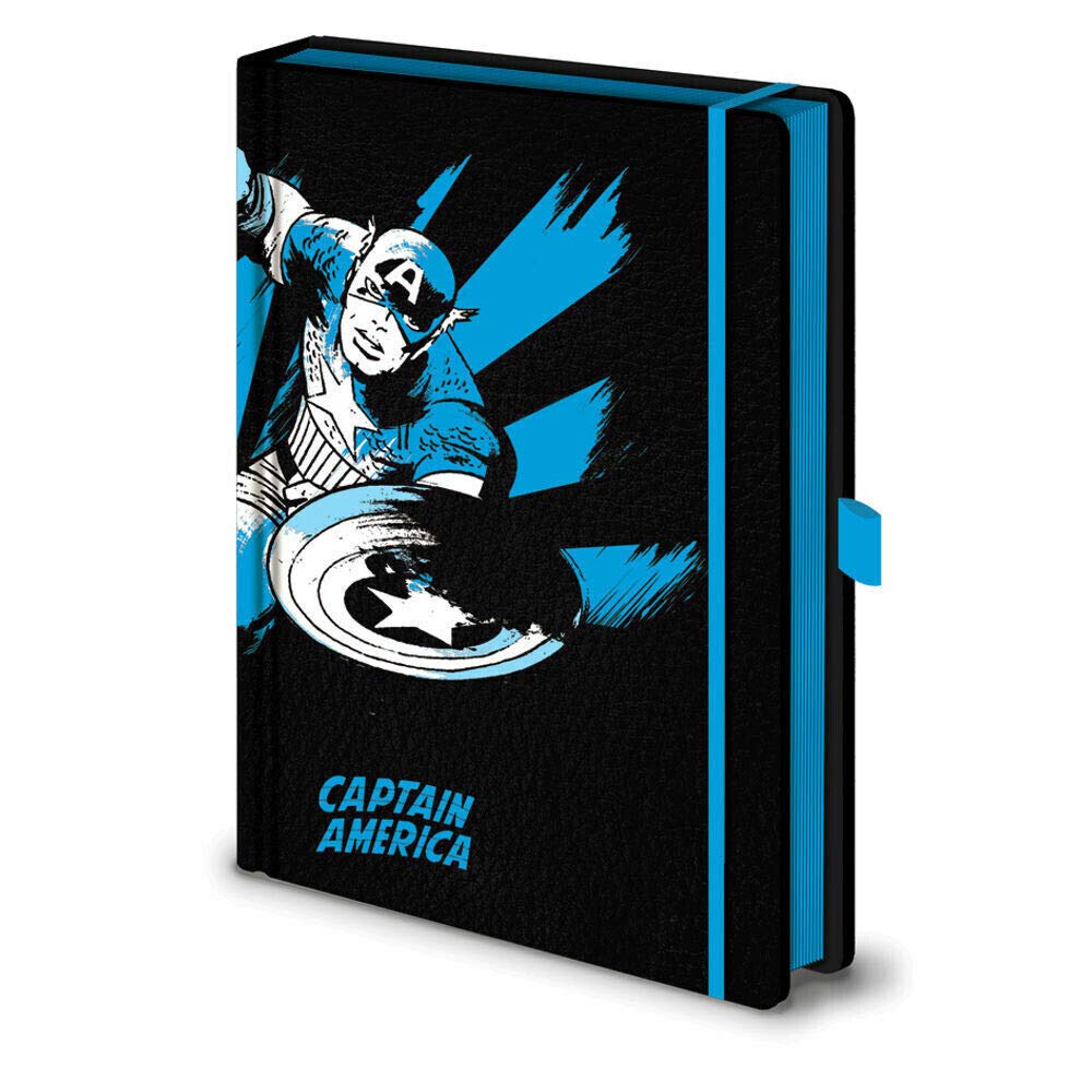 Captain America Marvel Premium A5 Hardback Notebook