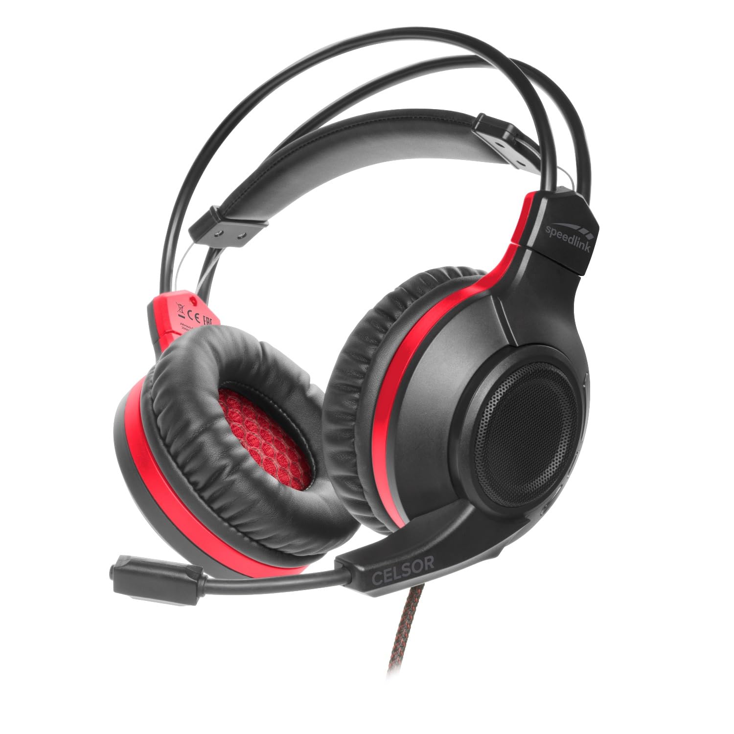 Speedlink CELSOR Gaming Headset - Gaming-Headset für PC/PS5/PS4/XBOX/SERIESX/S/Switch, Anschluss an Controller, schwarz