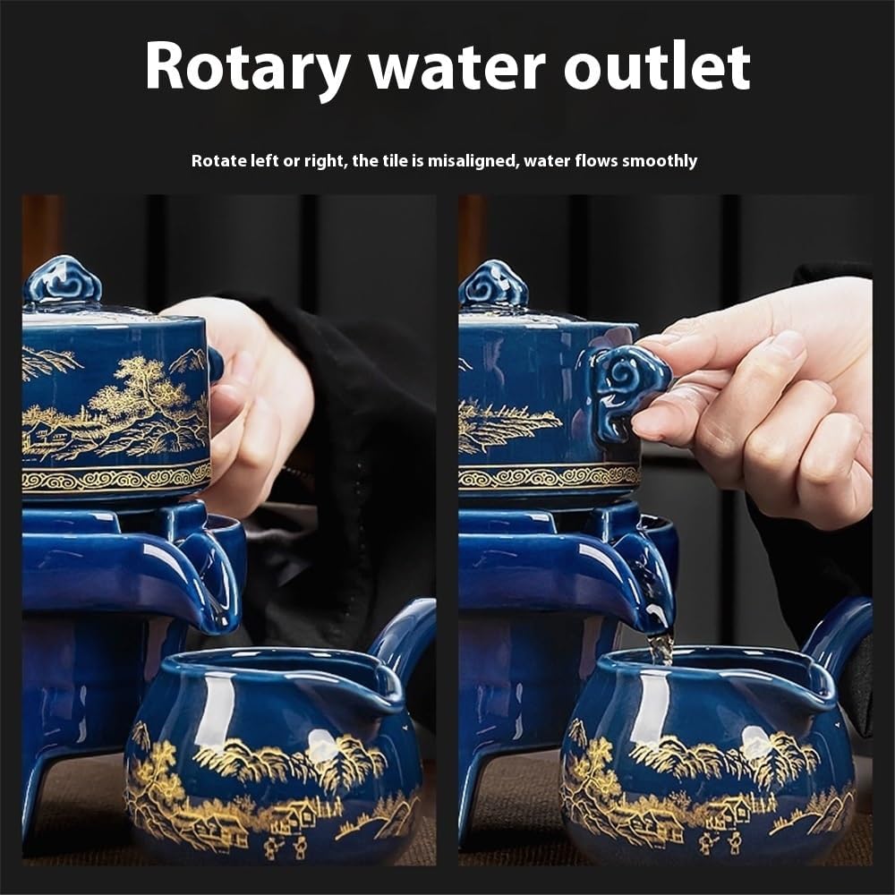 Tea Set Tea set home tea drinking Kung Fu teapot ceramic teacup office meeting Teapot Set