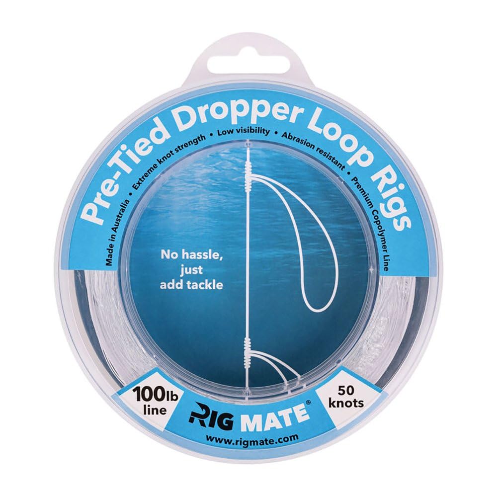 Rig Mate Pre-Tied Dropper Loop Rigs. Fishing Line Spool.