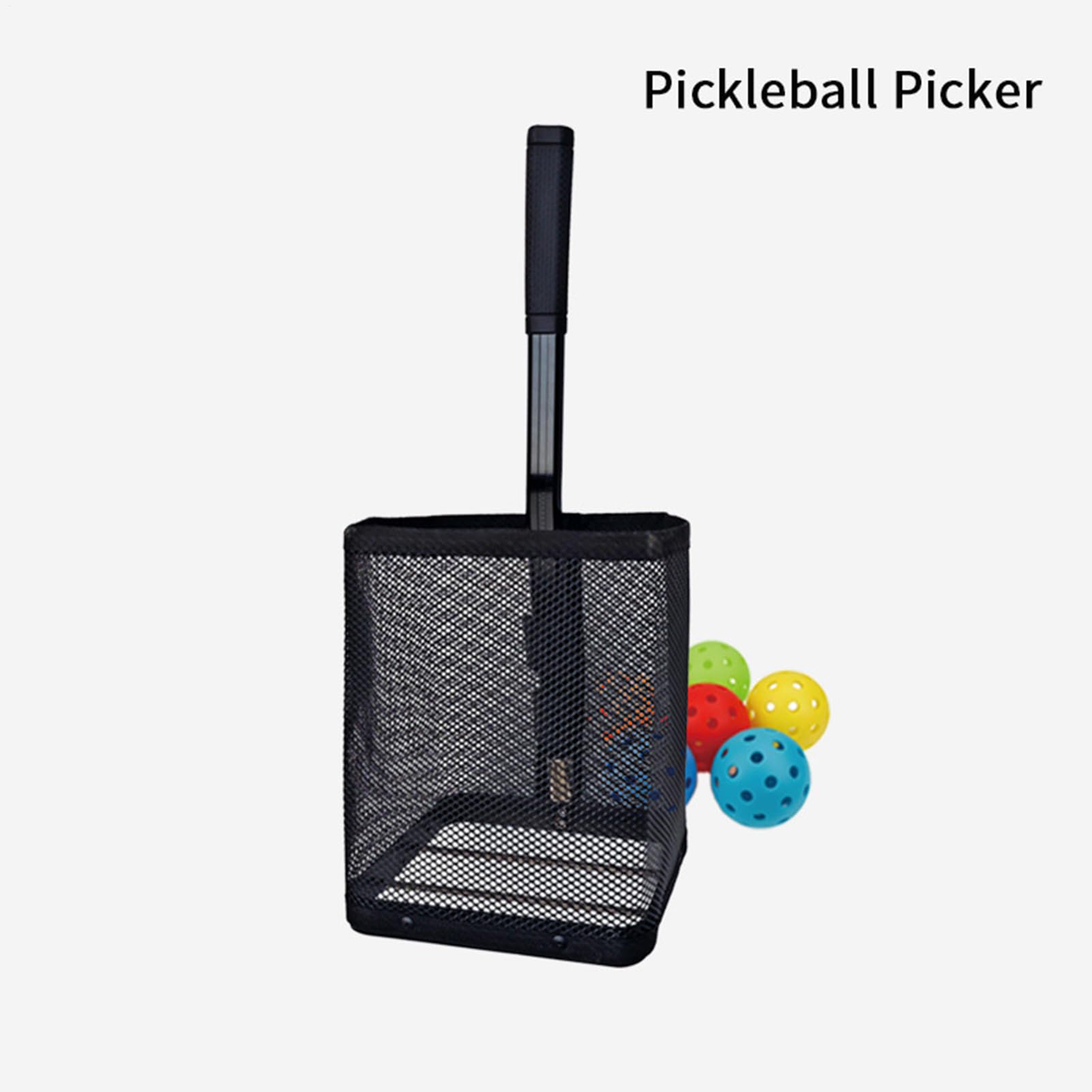Générique Pickleball Picker Upper Ball Holder - Pickleball Picker Tube, teleskopowa przekładnia sportowa z koszykówką tenisową, akcesoria treningowe na zewnątrz, narzędzie sportowe dla sportowców