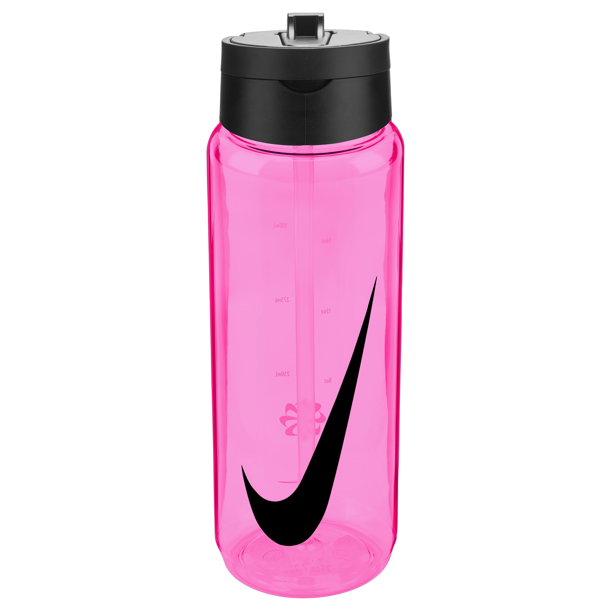 Nike Tr Renew Recharge Straw Bottle 24 Oz Pink Spell / Black / (Black)
