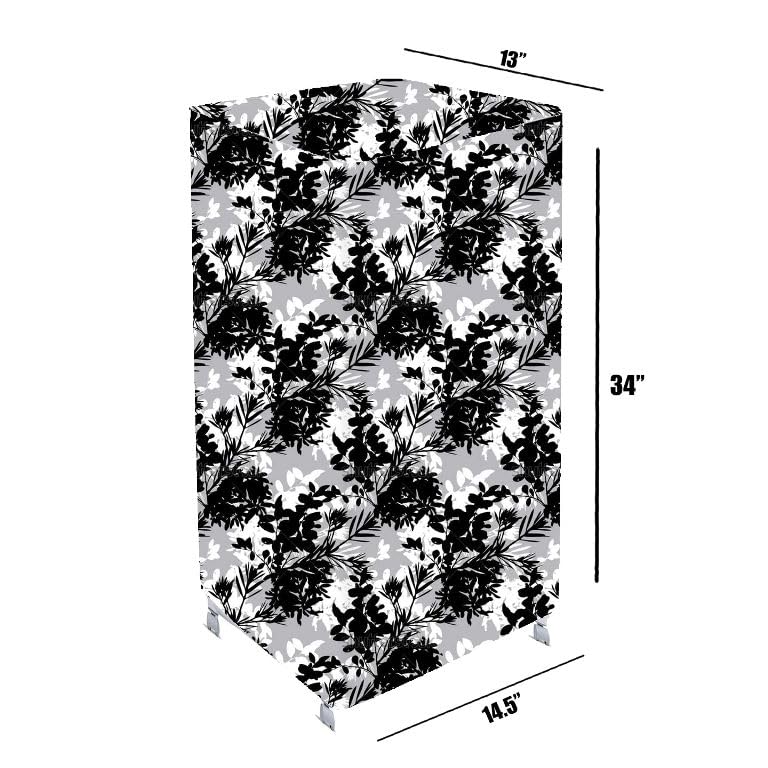 Image of Polyvinyl Chloride (PVC) Symphony Diet 12T Personal Tower Air Cooler Cover 12 Litre, Dustproof, Waterproof, Size 36Lx33Bx86H Cm, Black.