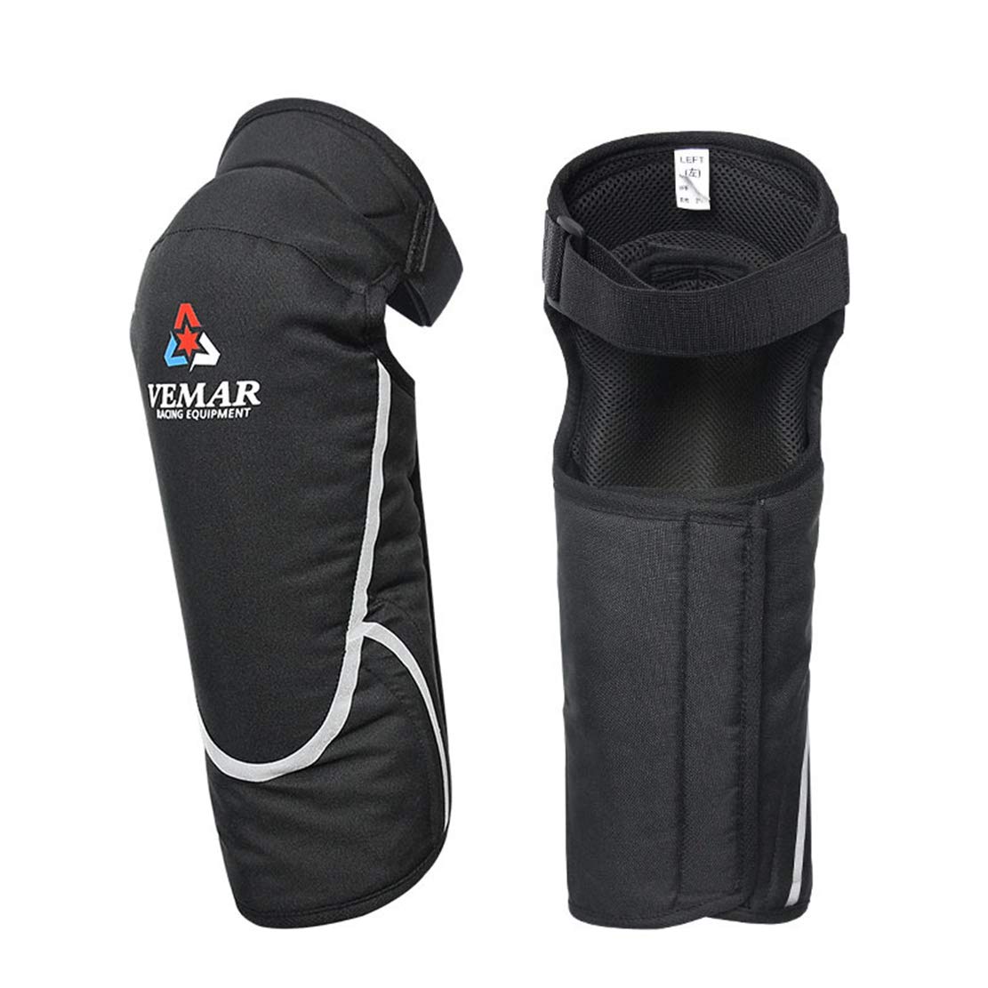 AKT Ginocchiere per Moto Ginocchiera Invernale Calda Ginocchiere Spesse Design Riflettente per Motocross Sciare Skateboard