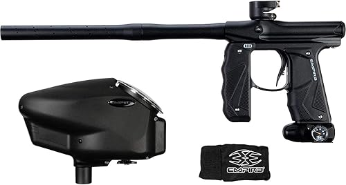 Empire Mini GS - Marcador electrónico de pistola de paintball con halo imperio demasiado cargador de paintball electrónico, paquete de inicio