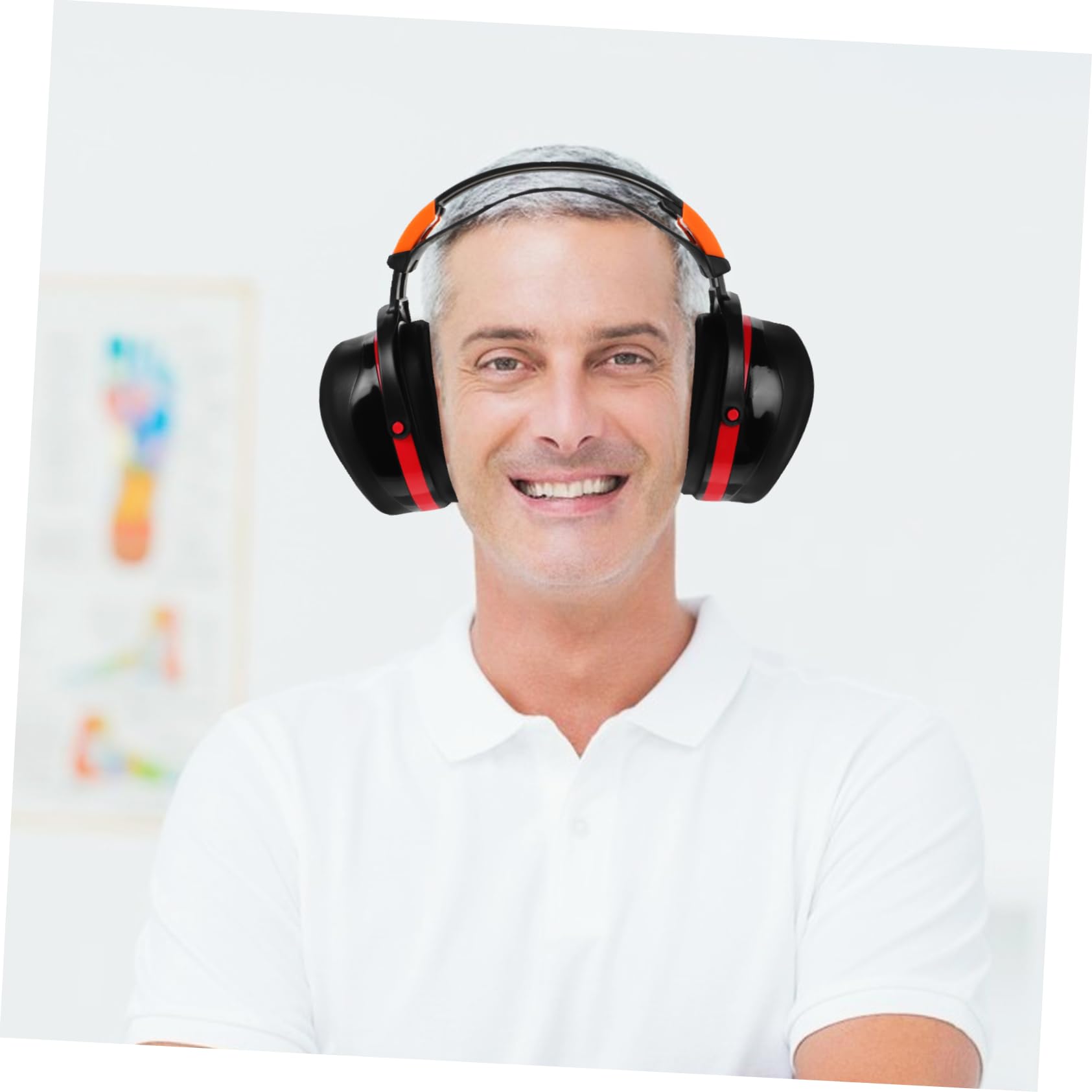 5 Stück Schalldichte Ohrenschützer Gehörschutz Ohrenschützer Noise-cancelling-kopfhörer Für Erwachsene Bereich Gehörschutz -ohrenschützer Zum Schießen Schaum