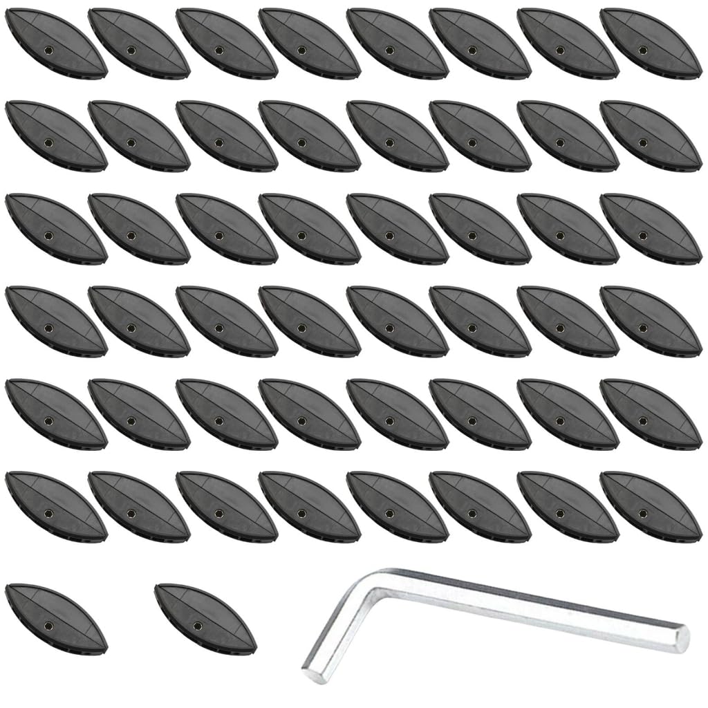 Sodeber Multicolored 50Pcs P15 Plywood Fastener Biscuit Joiner Tenons Tool Woodworking Invisible Connector Disassembly And