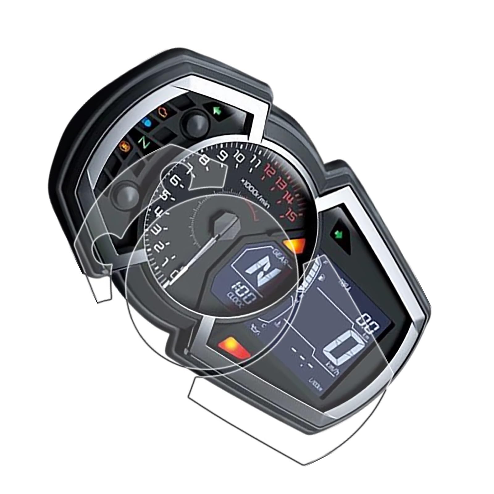Protector pantalla salpicadero Z400 2018-2023 kit protección velocímetro 7