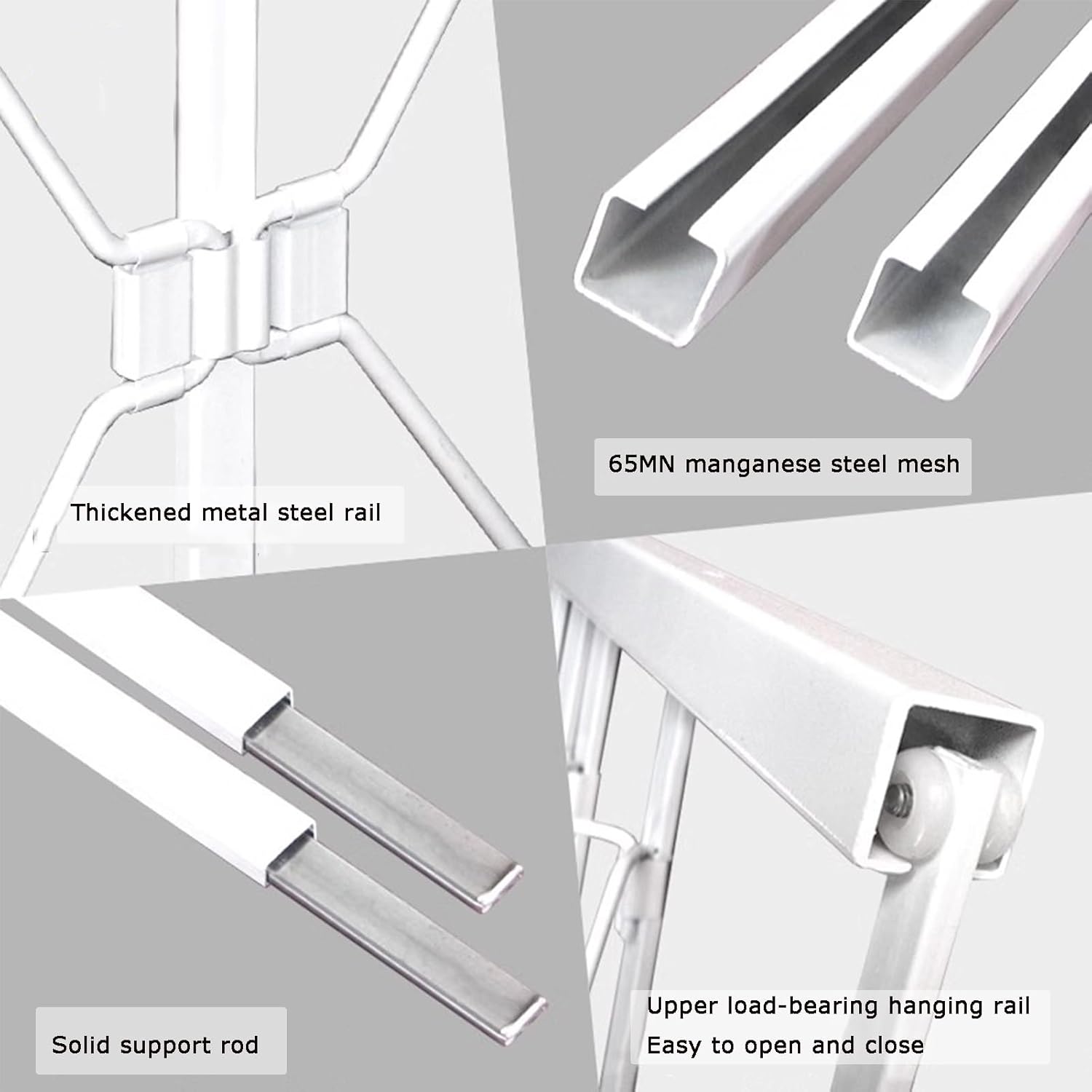 Aluminum Alloy Invisible Sliding Panel, Foldable Security Window for Bay Windows, Outdoor Fall Prevention Guard Gate for Bedroom & Office (85x105cm)