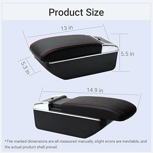 Miniatura 7 de Para Mazda CX-3 Apoyabrazos Mazda 2 Skyactiv Versión Car Central Consola Contenedor Reposabrazos Reemplazo CX3 Accesorios Piezas interiores