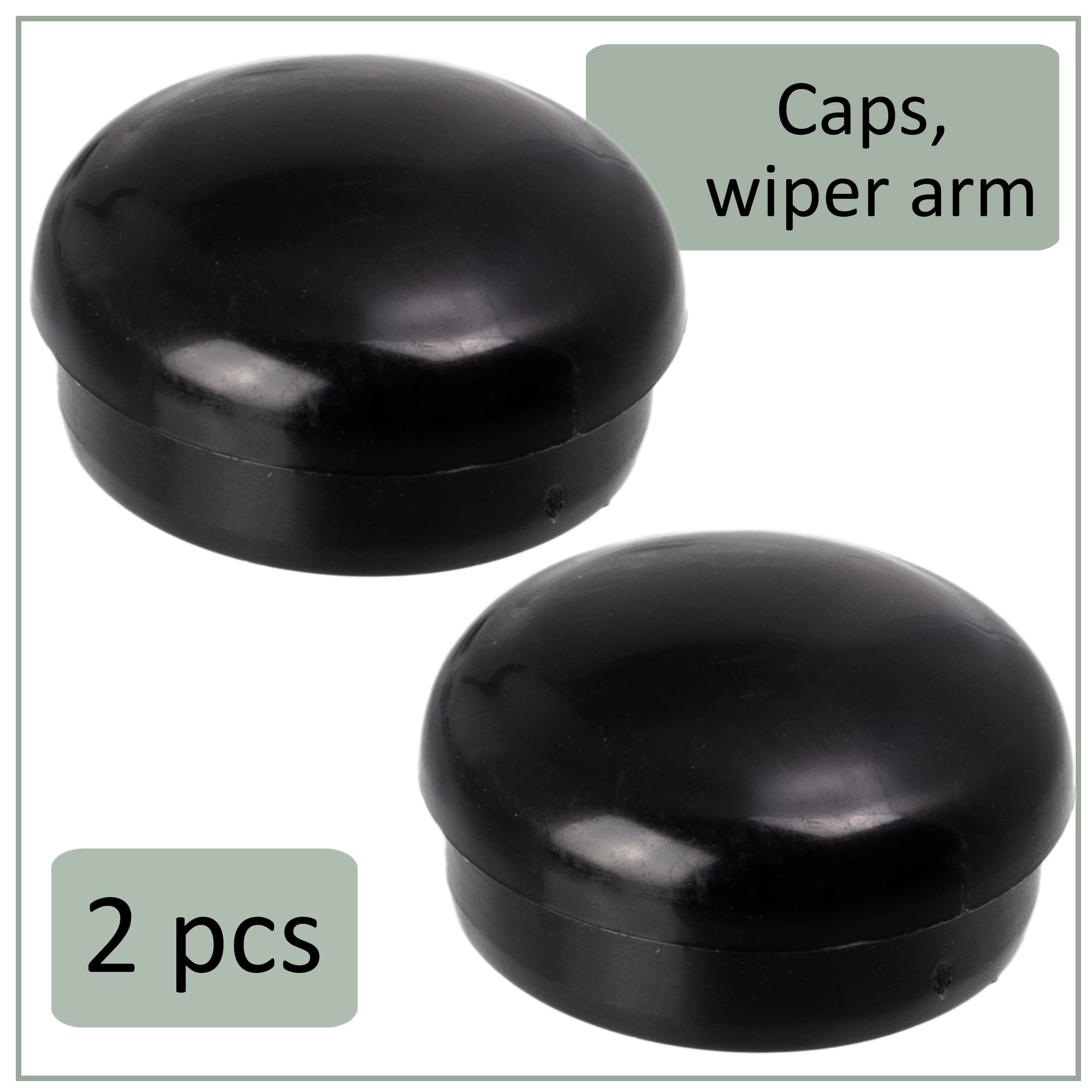 Bouchon Capuchon Bras Essuie-glace AERZETIX - Pour Vitre Arrière | Compatible 6Q6955435 Et Variantes