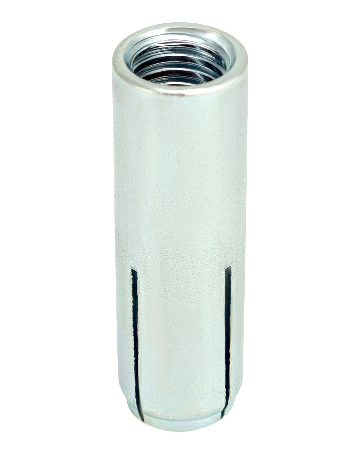 QWORK Ancoraggio a goccia, 100 pezzi 3/8"-16 filettatura interna di espansione, zincata superficie di ancoraggio per calcestruzzo solido (solo per calcestruzzo)