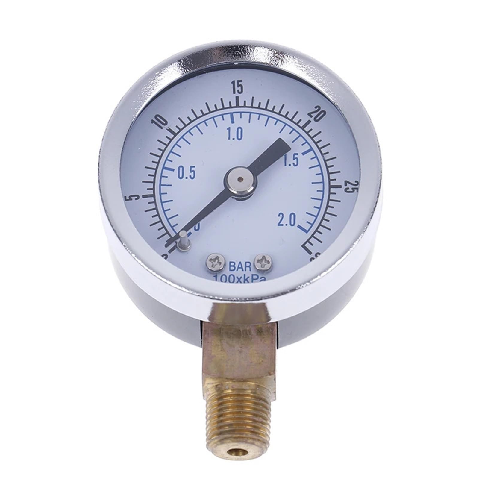 Manómetro de presión de diámetro de 22/25/40/50 mm for baja presión for medición de combustible, aire, aceite, gas, agua y petróleo(TS-Y50I 0-30psi)