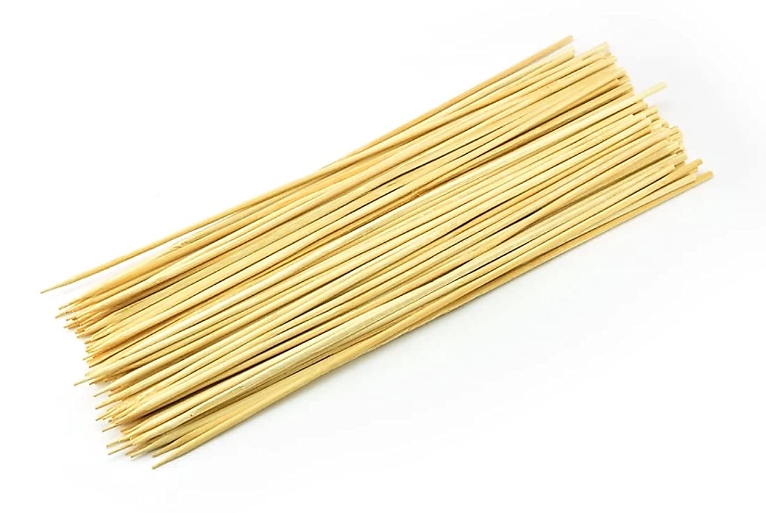 Pehrovin Ventures 100 Bamboo Skewers, 10 Inches, For Grilling, Tikka Making, Art and Craft, DIY-image-6