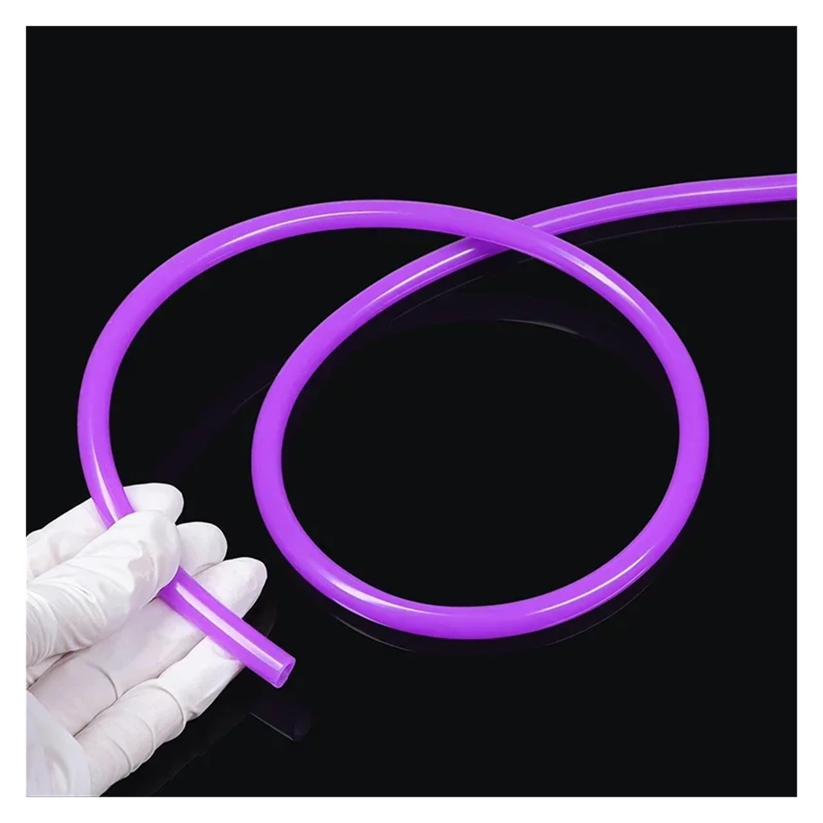 Conector de agua de tubo de silicona flexible púrpura de 1-10 m | For Aquarium/Irrigation/Garden/Tank/Pond Pump Hose(10 METERS_ID 10MM X OD 12MM)
