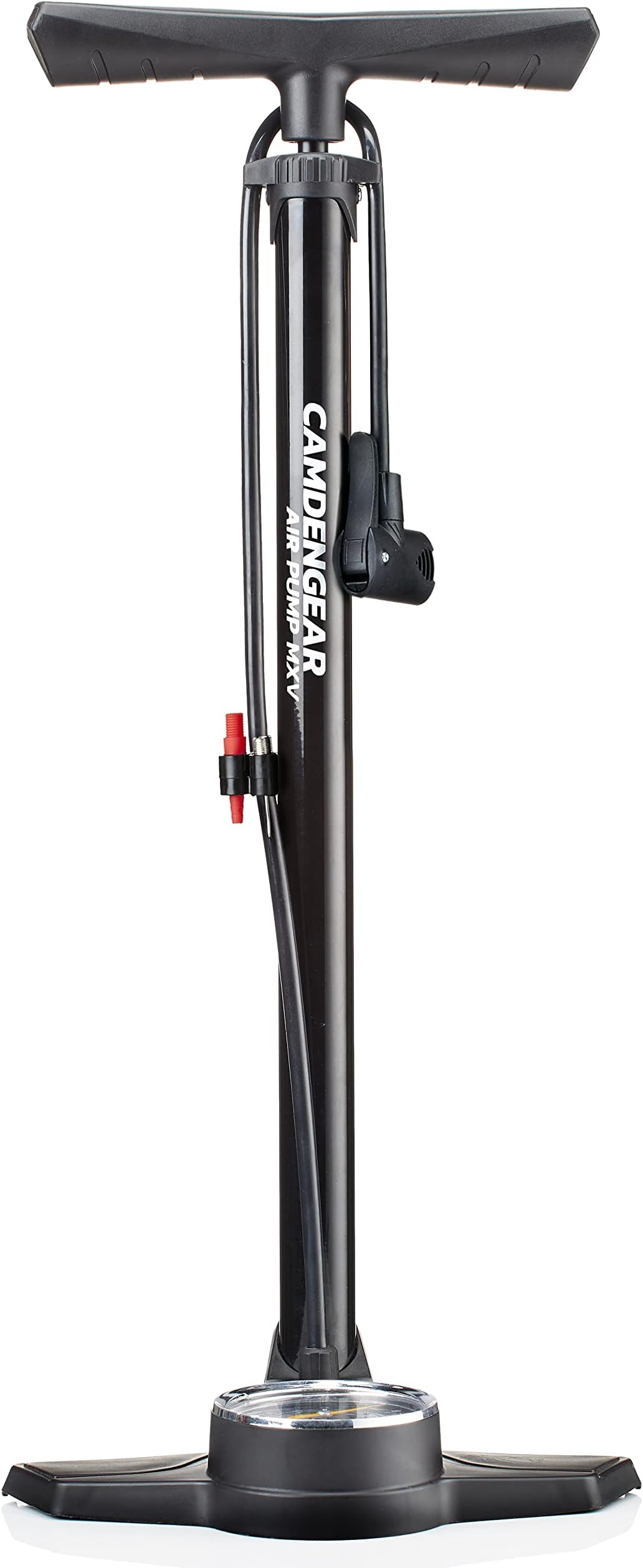 Bike Pump (Black, White) with Pressure Gauge, Dual Head for Presta and Schrader, Corded Electric, 160.0 pounds_per_square_inch, Automatic, AIR_PUMP for bicycle tire inflation