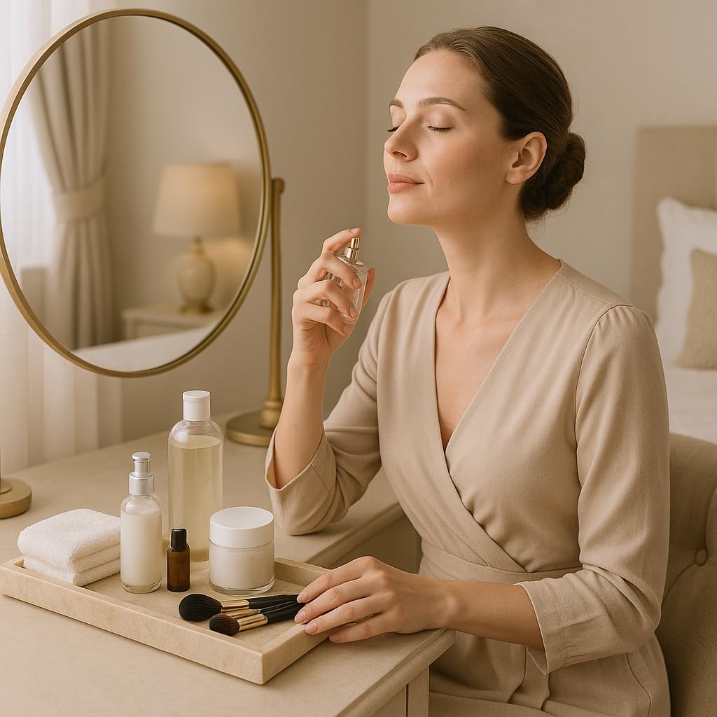 Creative Home Natural Java Marble Tray Handcrafted Stone Organizer for Bathroom Vanity Office Entryway Not Plastic Elegant Catchall for Skincare Jewelry Stationery, 6.5 x 16.5 x 1.5 H Inch