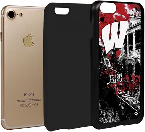 Miniatura 59 de Guard Dog NCAA - Funda híbrida para iPhone 7/8/SE Paulson Designs, color negro Marea carmesí de Alabama