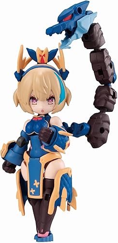 Miniatura 3 de Megahouse Desktop Army N-202d Titania Blue Dragon (ver1.1), aprox. 3.1 pulgadas (3.150 in), PVC y ABS figura de acción pintada