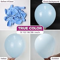 Vista 123 de Bezente Globos de látex verde lima para fiesta, paquete de 100 globos de color verde claro de 12 pulgadas, globos redondos de helio verde fruta