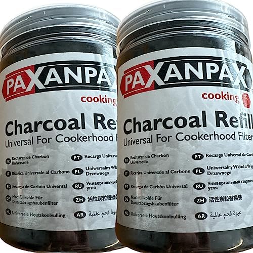 Quailitas Charcoal Carbon Filter [Pack of 2, 400g] Refill Activated
