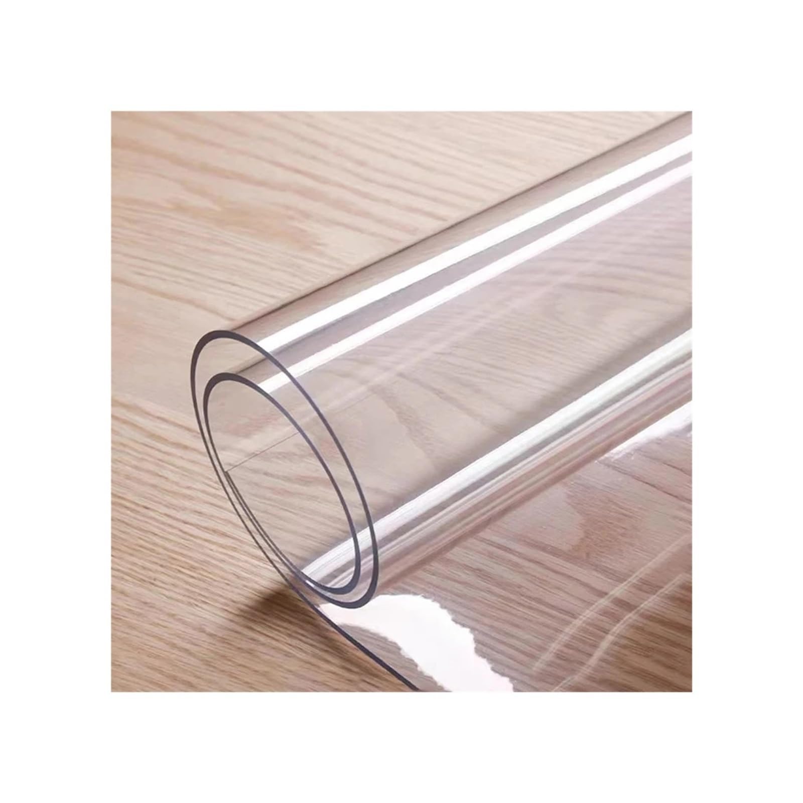 ZFIHAV 1pcs Transparent PVC Tablecloth, Crystal Table Mat, Oilproof And Waterproof, Suitable For Coffee, Dining, Desk for Tables(40x160cm)