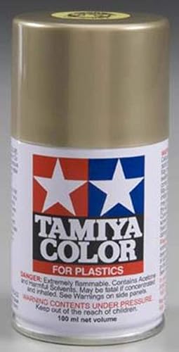 TAMIYA Spray Laca TS-84 Metálico Oro TAM85084 Imprimadores y Pinturas de Laca