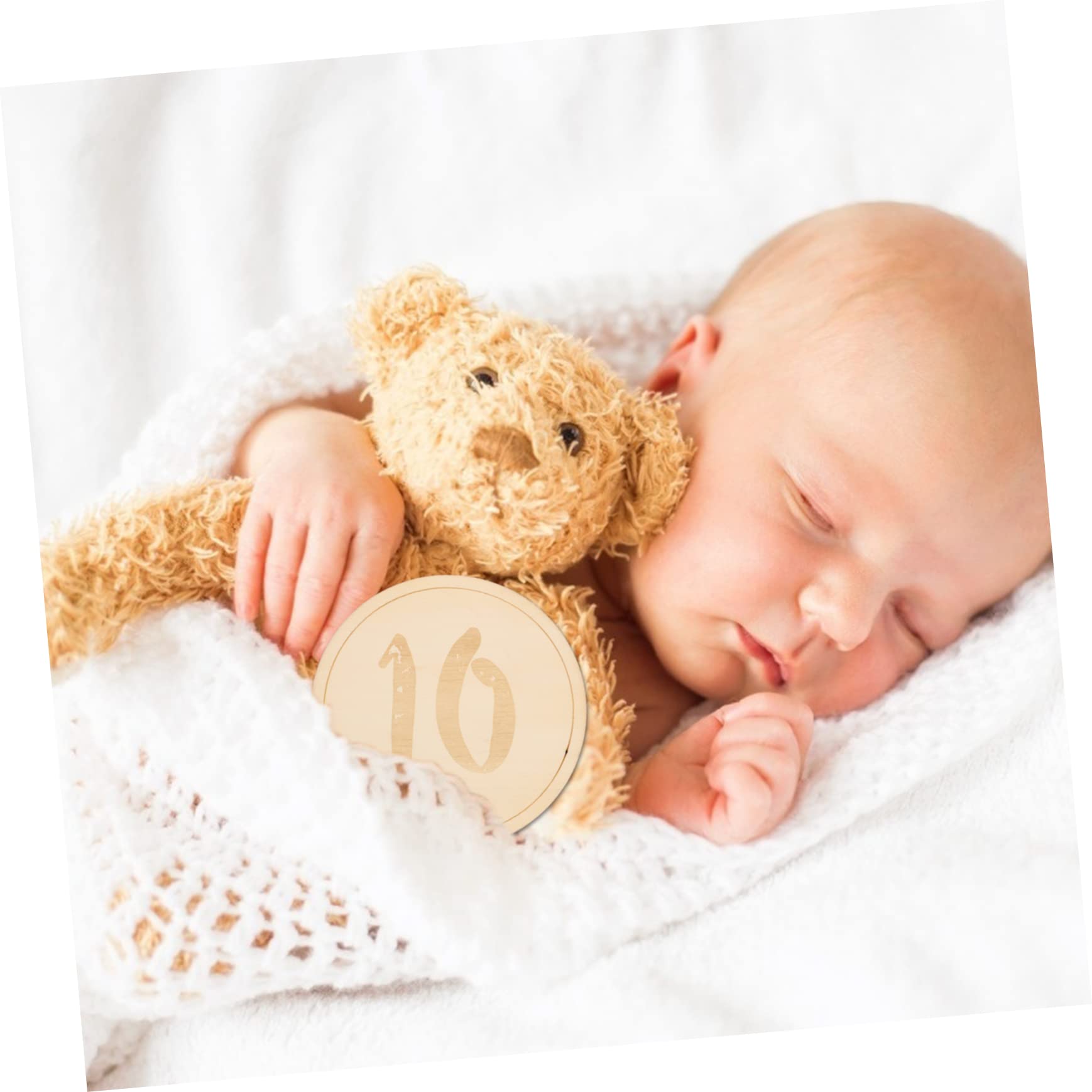 Toyvian 36piezas Tarjetas De Para Bebés De Tarjetas Para Fotografía De Recién Nacidos Accesorios Para Registrar El Crecimiento y Momentos Especiales