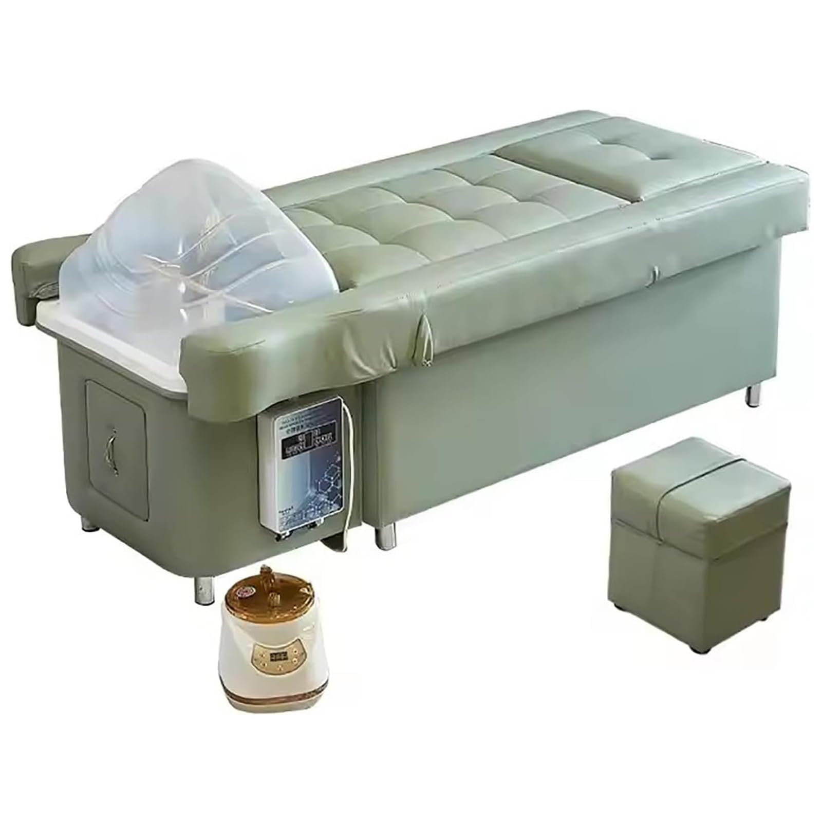 Shampoo Head Spa Bed Salon Shampoo Basin Electric Backrest Massage Shampoo Chair Foot Bath Basin Water Circulation