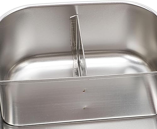 Miniatura 8 de TOPINCN Caja Bento de silicona reutilizable de 3 compartimentos, contenedor de almuerzo a prueba de fugas, caja Bento de acero inoxidable 304 con