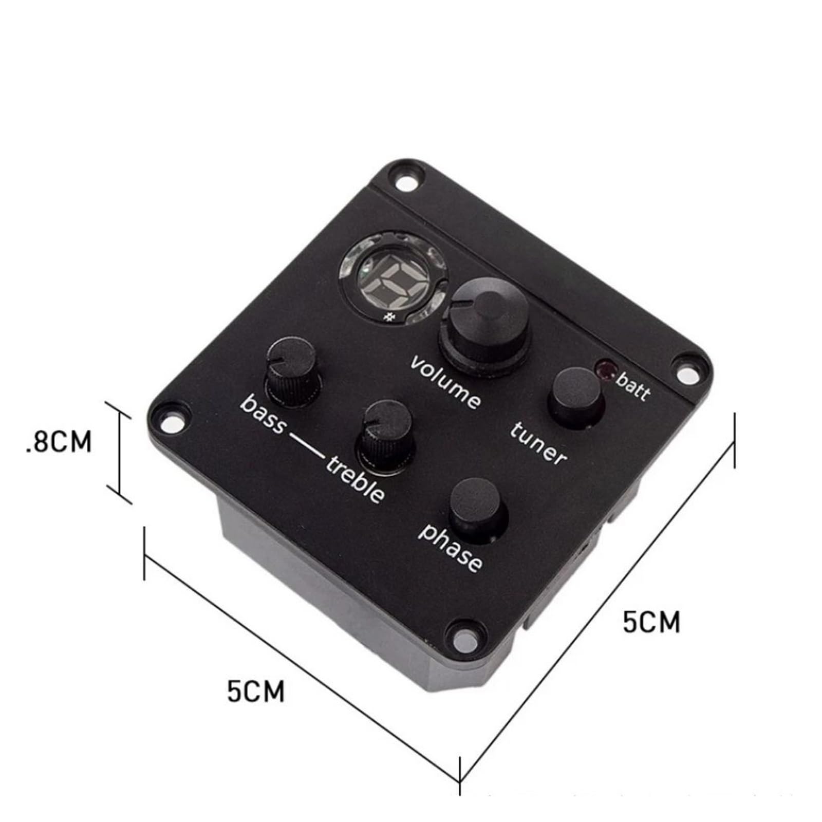 Pickup Per Accessori Professionali Per Chitarre Acustiche Equalizzatore Piezoelettrico A 2 Bande Con Accordatura