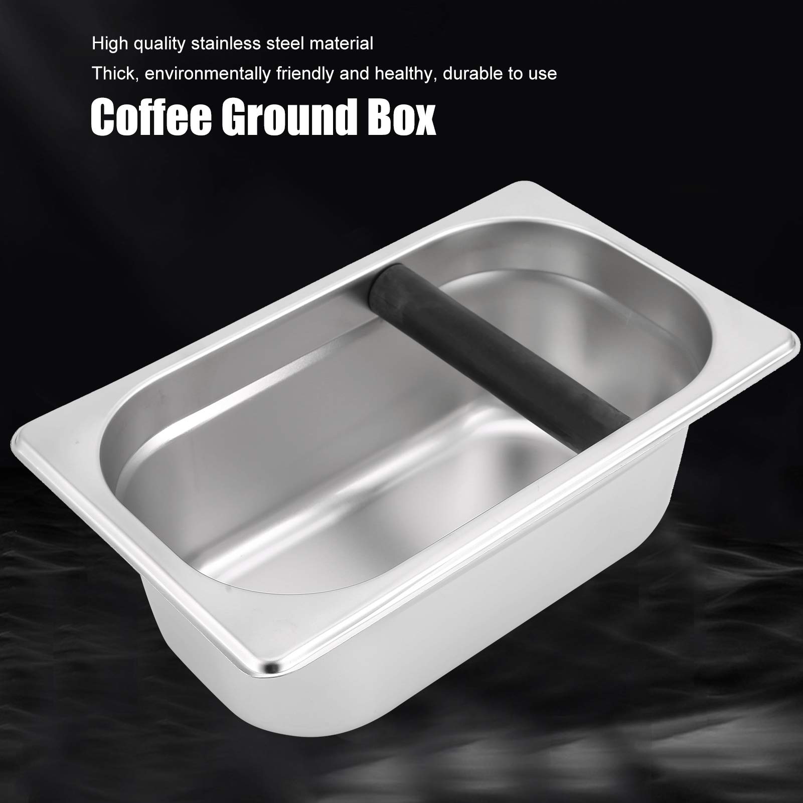 Macchina Caffe Con Macinacaffe Incorporato Knock Box Per Fondi Di Caffè Espresso - Contenitore Con Battente Silenzioso, Design Pulito, Facile Da Pulire Contenitore Fondi Caffè Espresso
