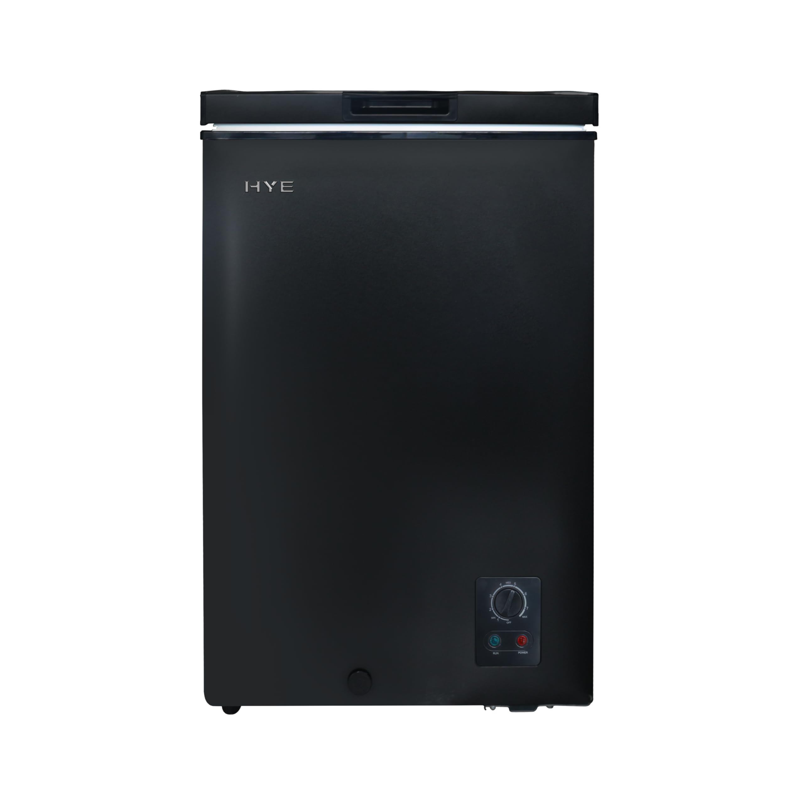 HYE Chest Freezer - 96L Freezer, Quiet 42 dB Operation, Mechanical Temperature Control, Freestanding Design, White, Suitable For Garages & Outbuildings - RF01CF96W24 — view 9