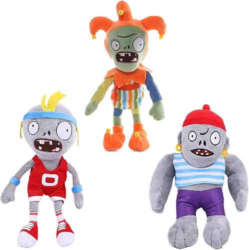 Dyharnsty Plants vs Zombies - Juguetes de peluche de periódico zombi figura suave, juguetes de plantas contra zombies de PVZ, juego de 1 2