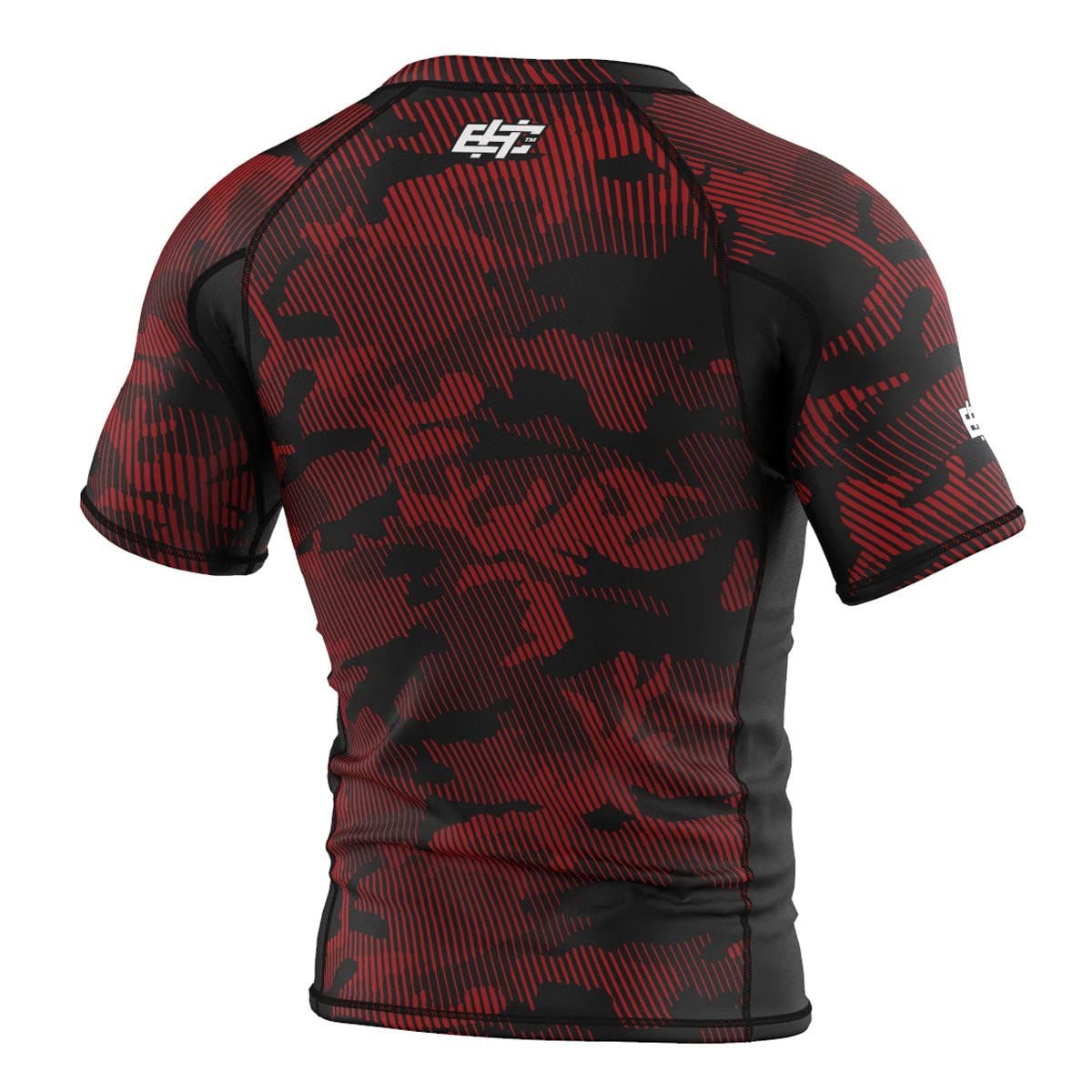 Rashguard Havoc, męski t-shirt sportowy, koszulka fitness, koszulka kompresyjna, koszulka z krótkim rękawem, koszulka funkcyjna, rozmiar XL, czerwony