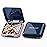 DUBSTAR Pill Box - Waterproof Portable Daily Small Case for Purses Pocket Compact Travel Medicine Holder for Vitamins,Fish Oils,Supplements,Medication(Deep Blue)