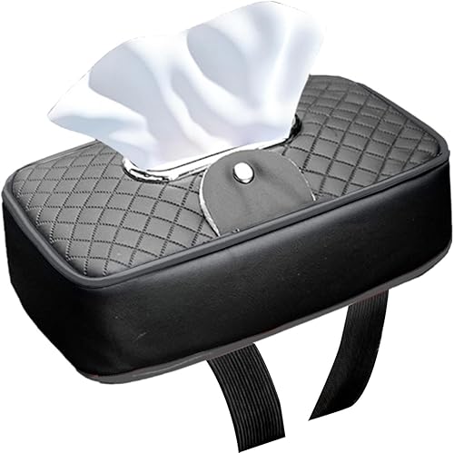 Miniatura 9 de Caja de pañuelos para automóvil, cubierta dispensadora de pañuelos, soporte de pañuelos para automóviles, organización y almacenamiento que ahorra